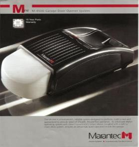 Marantec garage door opener